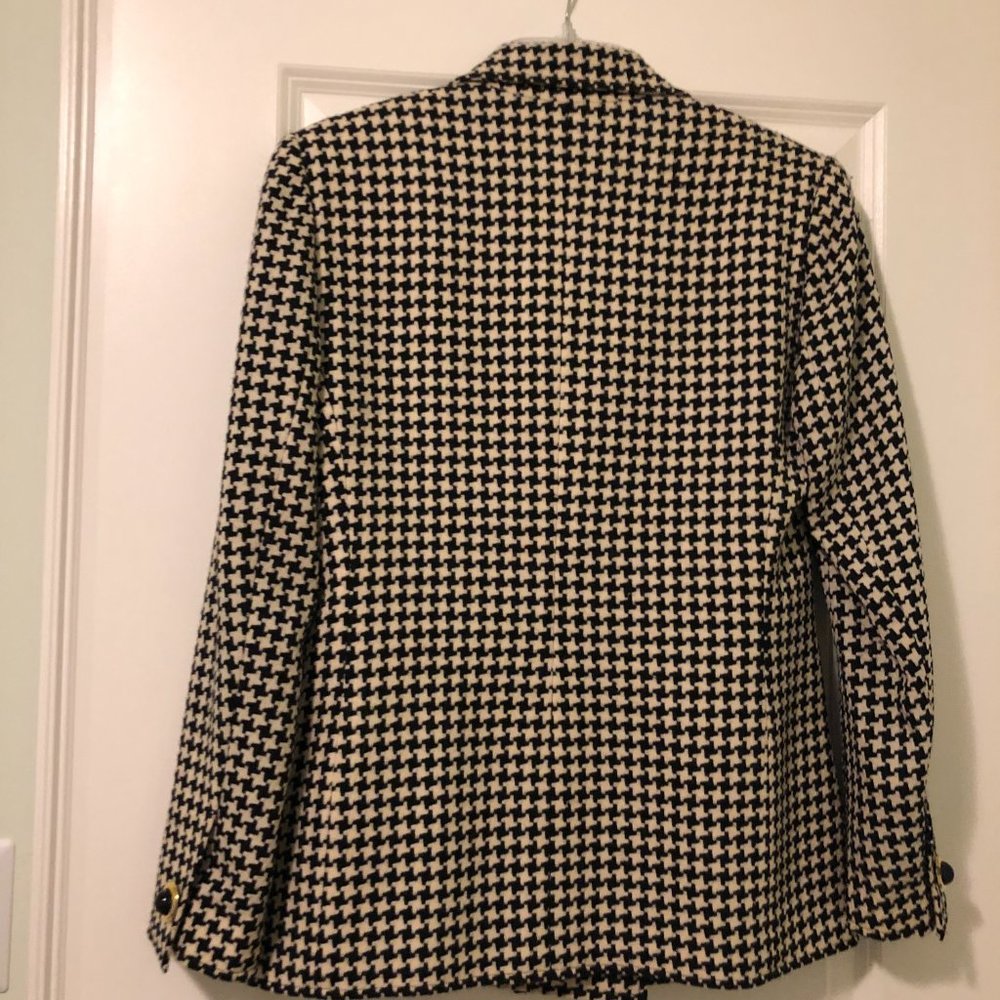 Vintage Carlisle Houndstooth wool jacket Size 4 - Picture 5 of 8